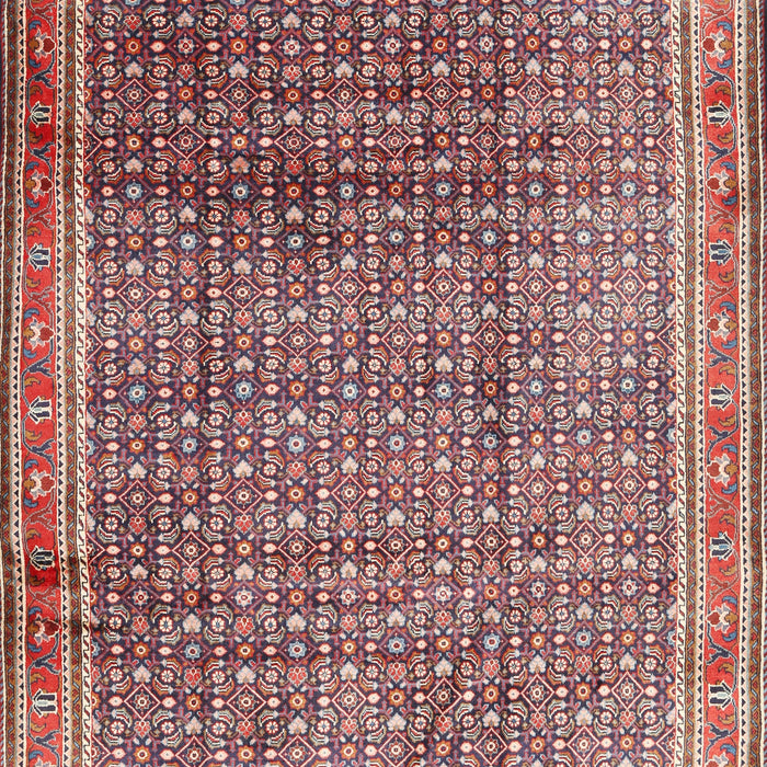 Traditional Brown Red Persian Rug, tr2889