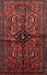 Traditional Brown Red Persian Rug, tr288