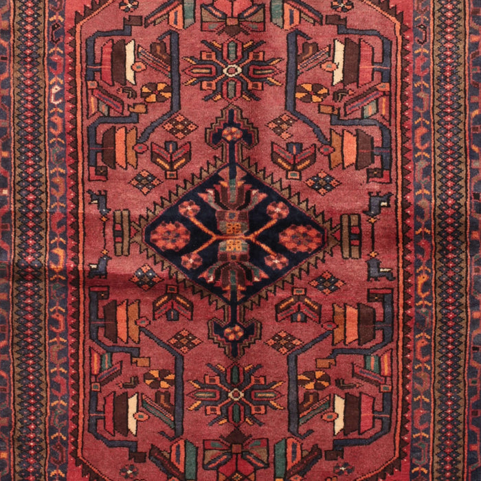 Traditional Brown Red Persian Rug, tr288