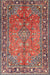 Machine Washable Traditional Camel Brown Rug, wshtr2890