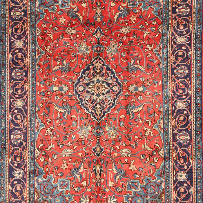 Machine Washable Traditional Camel Brown Rug, wshtr2890