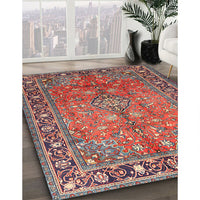 Traditional Camel Brown Persian Rug, tr2890