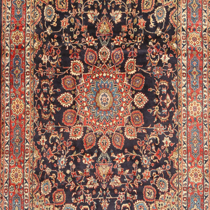 Traditional Saffron Red Persian Rug, tr2891