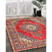 Machine Washable Traditional Camel Brown Rug in a Family Room, wshtr2893