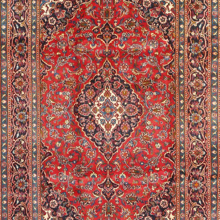 Traditional Camel Brown Medallion Rug, tr2894