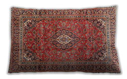 Traditional Classic Rectangular Camel Brown Lumbar Throw Pillow, 13 inch by 19 inch, lbtr2894