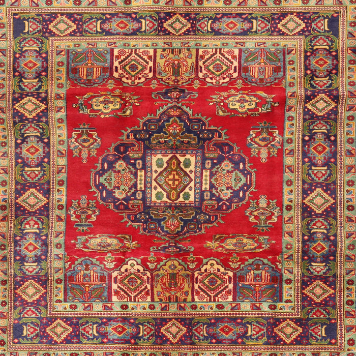 Square Traditional Brown Persian Rug, tr2897