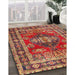 Machine Washable Traditional Peru Brown Rug in a Family Room, wshtr2897