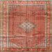 Square Traditional Sand Brown Persian Rug, tr2898