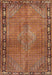 Traditional Fire Brick Red Persian Rug, tr2899
