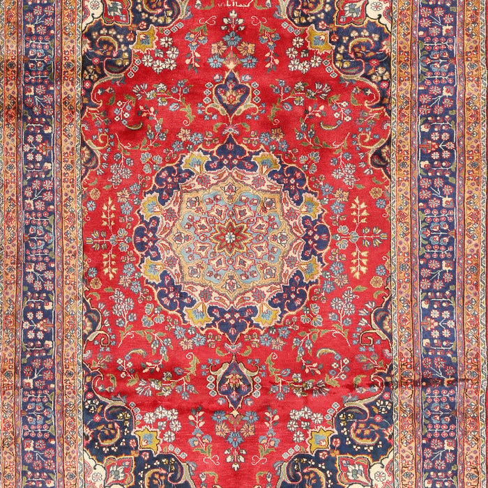 Machine Washable Traditional Light Copper Gold Rug, wshtr2900