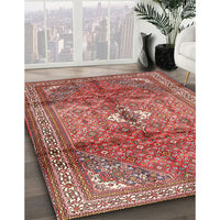 Traditional Light Copper Gold Persian Rug, tr2901