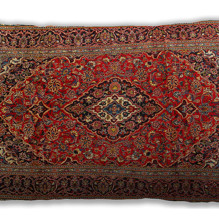 Traditional Classic Rectangular Tomato Red Lumbar Throw Pillow, 13 inch by 19 inch, lbtr2902