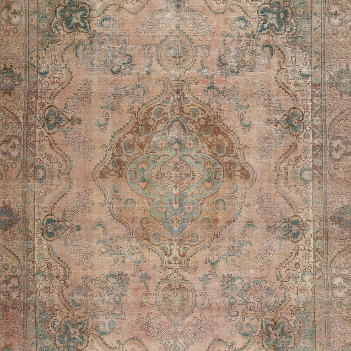 Machine Washable Traditional Dark Gold Brown Rug, wshtr2903