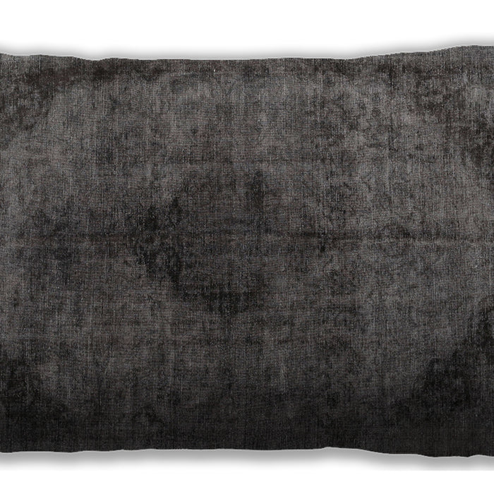 Traditional Classic Rectangular Gray Lumbar Throw Pillow, 13 inch by 19 inch, lbtr2904