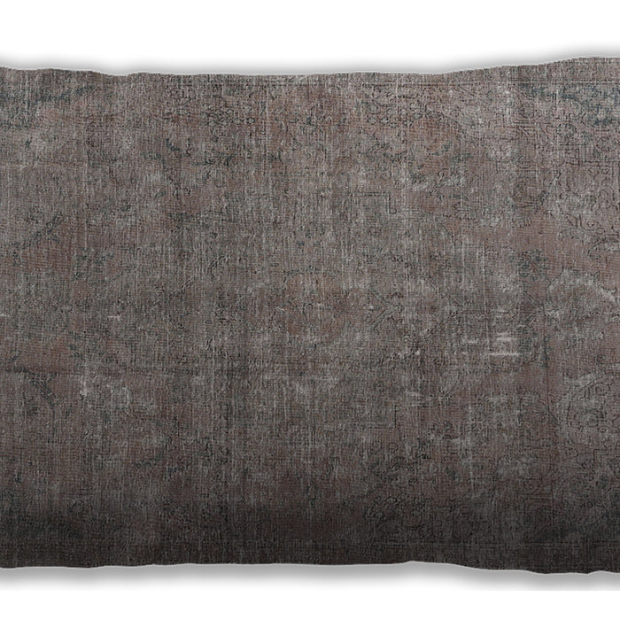Traditional Classic Rectangular Rosy Brown Pink Lumbar Throw Pillow, 13 inch by 19 inch, lbtr2905