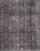 Traditional Granite Gray Persian Rug, tr2906