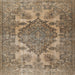 Square Traditional Brown Persian Rug, tr2909