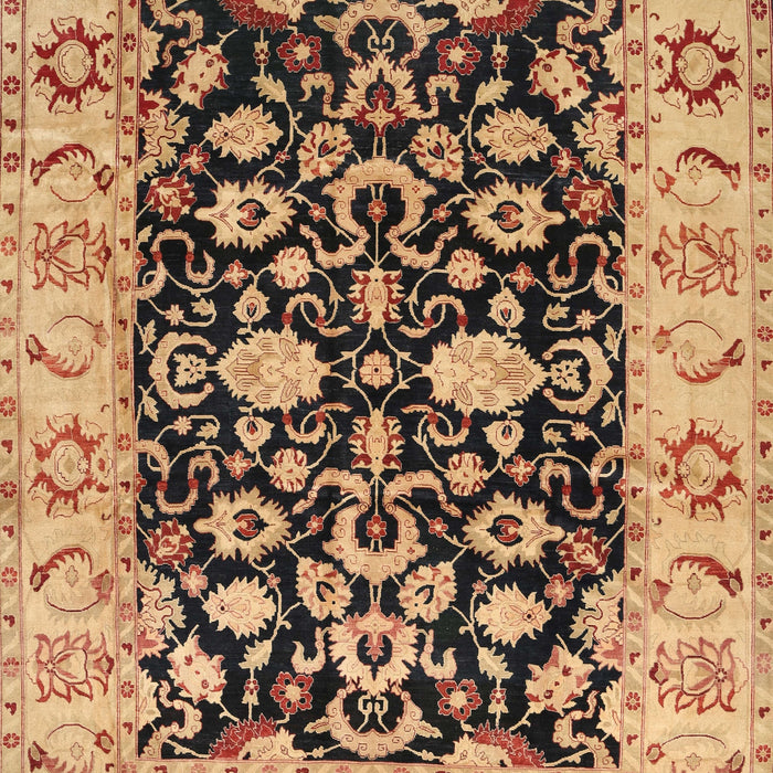 Traditional Dark Sienna Brown Persian Rug, tr290