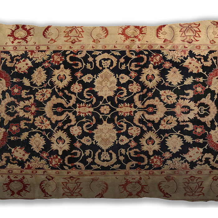 Traditional Classic Rectangular Dark Sienna Brown Lumbar Throw Pillow, 13 inch by 19 inch, lbtr290