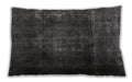 Traditional Classic Rectangular Carbon Gray Lumbar Throw Pillow, 13 inch by 19 inch, lbtr2910