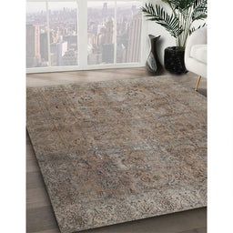 Traditional Brown Persian Rug in Family Room, tr2911