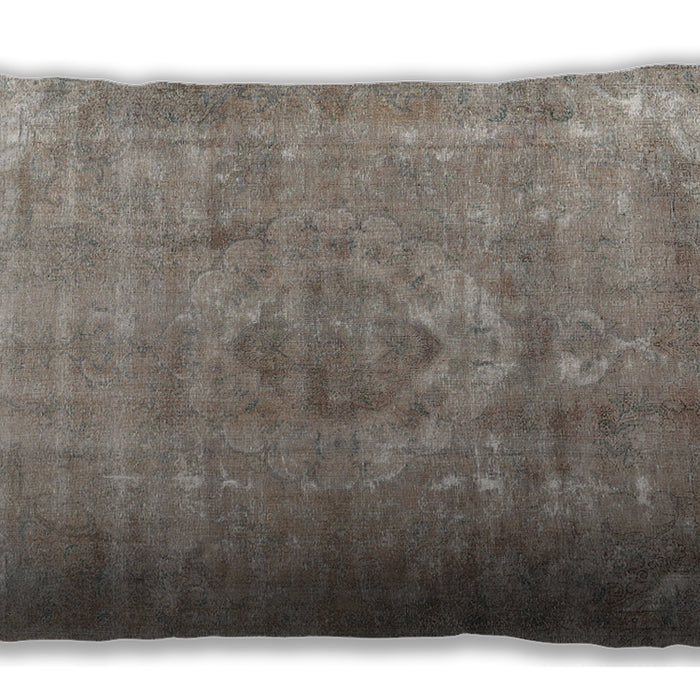 Traditional Classic Rectangular Sage Green Lumbar Throw Pillow, 13 inch by 19 inch, lbtr2912