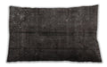 Traditional Classic Rectangular Carbon Gray Lumbar Throw Pillow, 13 inch by 19 inch, lbtr2913