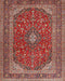 Traditional Light Copper Gold Medallion Rug, tr2914