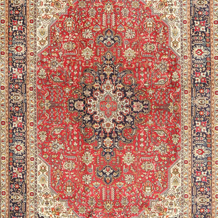 Traditional Brown Medallion Rug, tr2920