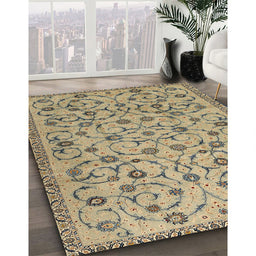 Traditional Brown Persian Rug in Family Room, tr2923