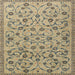 Round Machine Washable Traditional Brown Rug, wshtr2923