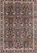 Machine Washable Traditional Burgundy Brown Rug, wshtr2926