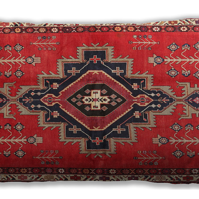 Traditional Classic Rectangular Rust Pink Lumbar Throw Pillow, 13 inch by 19 inch, lbtr2927