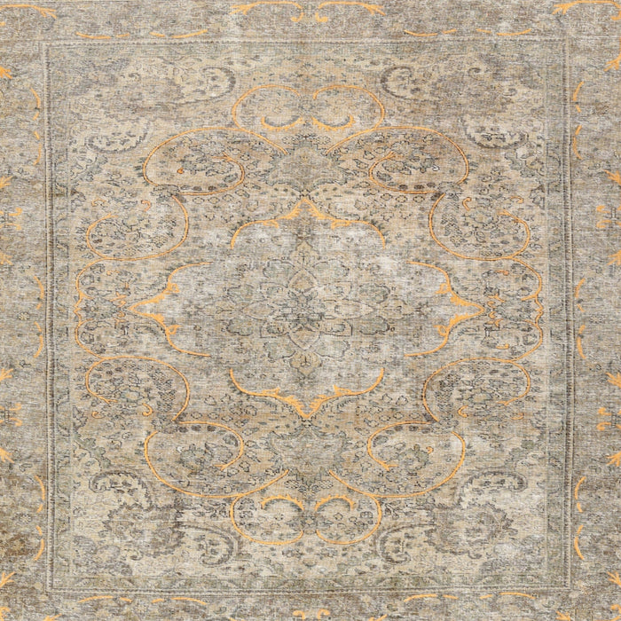 Square Traditional Brown Persian Rug, tr2929