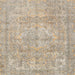 Square Traditional Brown Persian Rug, tr2929