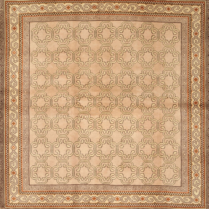 Traditional Chocolate Brown Persian Rug, tr292