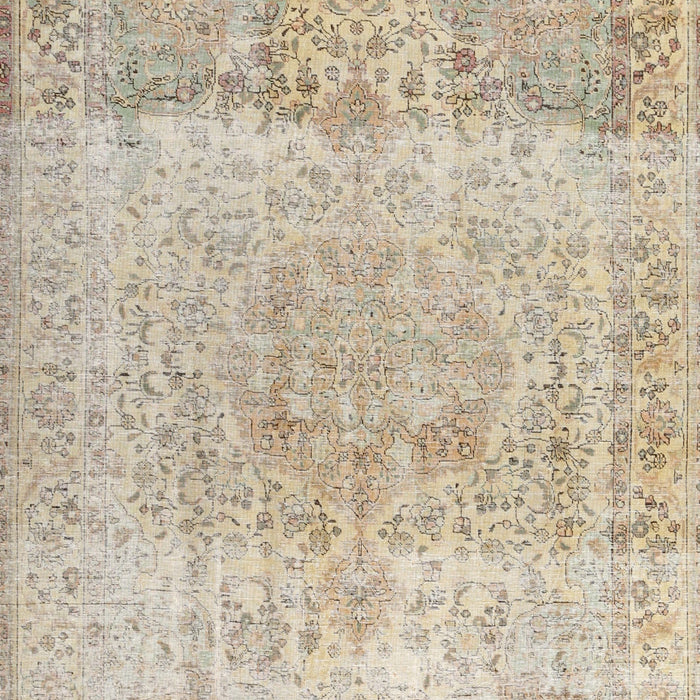 Machine Washable Traditional Camel Brown Rug, wshtr2930