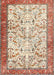 Traditional Desert Sand Beige Animal Rug, tr2931