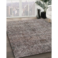 Traditional Rosy Brown Pink Persian Rug, tr2935