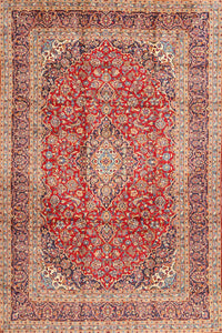 Machine Washable Traditional Red Rug, wshtr2936