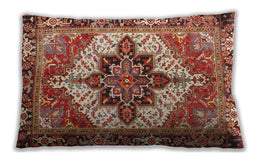 Traditional Classic Rectangular Sandy Brown Lumbar Throw Pillow, 13 inch by 19 inch, lbtr2940