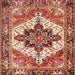 Square Traditional Sandy Brown Persian Rug, tr2940