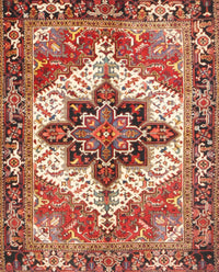 Machine Washable Traditional Sandy Brown Rug, wshtr2940