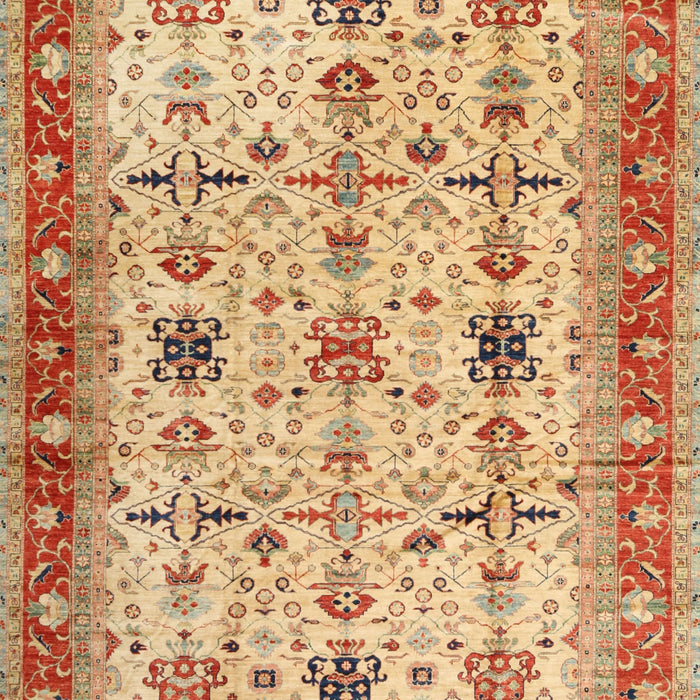 Traditional Chrome Gold Yellow Oriental Rug, tr2943