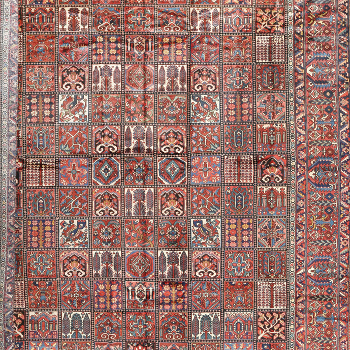 Machine Washable Traditional Brown Red Rug, wshtr2944