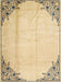 Traditional Brown Gold Persian Rug, tr2949