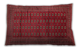 Traditional Classic Rectangular Cherry Red Lumbar Throw Pillow, 13 inch by 19 inch, lbtr294