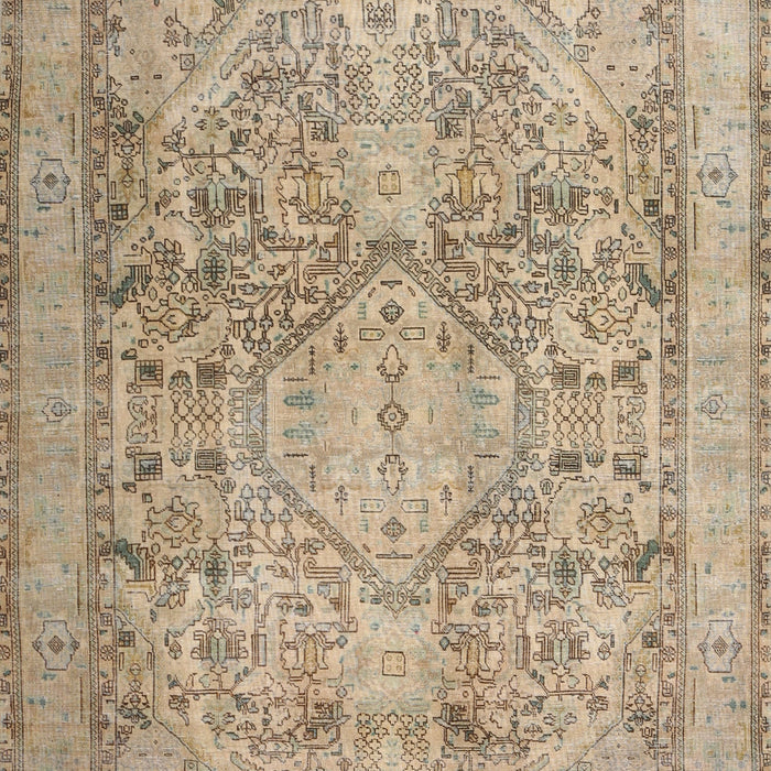 Traditional Dark Almond Brown Persian Rug, tr2950