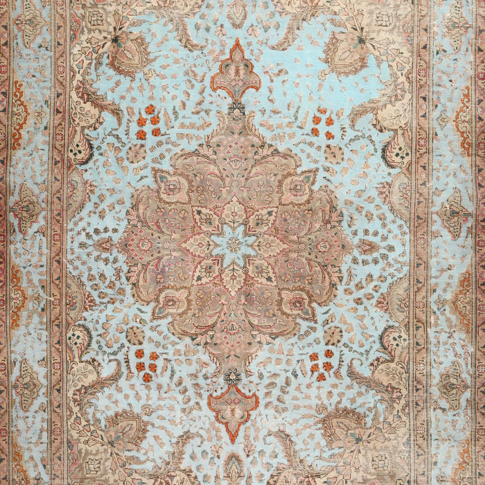 Machine Washable Traditional Orange Salmon Pink Rug, wshtr2951